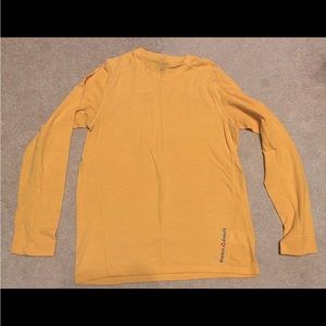 Reebok CrossFit Performance Long Sleeve Pullover Shirt Large Orange Speedwick.